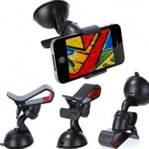 Vacuum phone holder Car Bracket JY002 - Black