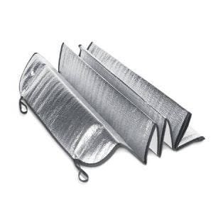 Double-sided sunshade for windshield - 130x60cm