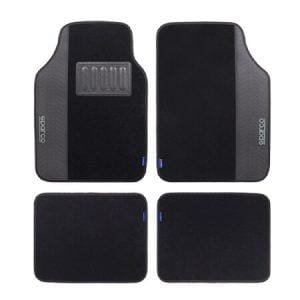 Universal carpet mats SPARCO - Black gray