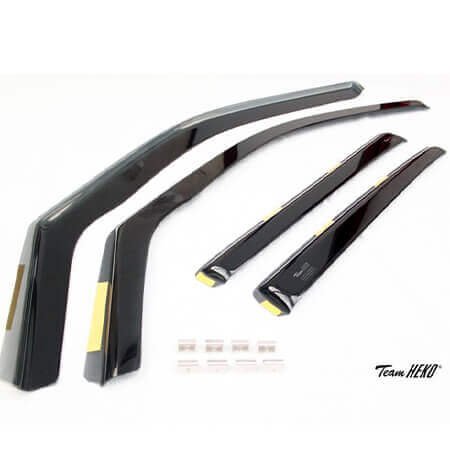 Set of front and rear windshields HEKO for MITSUBISHI L-200 (1999-2006) - 4 pcs. Set of front and rear HEKO Windshields for OPEL AGILA (2008+) - 4 pcs.