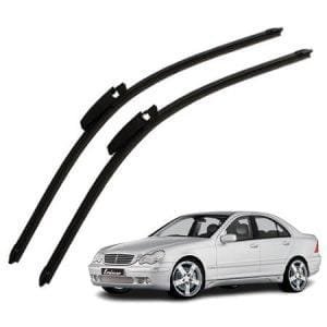 Front wiper blade set for Mercedes-Benz C-Class W203 (2004-2007)