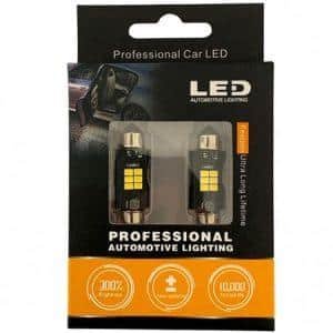 Комплект LED крушки за плафон / регистрационен номер C5W Canbus - 41mm
