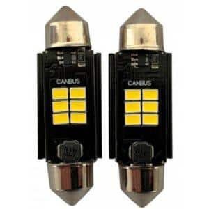Комплект LED крушки за плафон / регистрационен номер C5W Canbus - 41mm