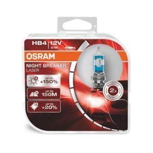 Комплект халогенни крушки OSRAM NIGHT BREAKER LASER +150% HB4-9006 51W 12V