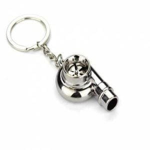 Turbo Keychain - Chrome