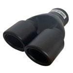 Universal double exhaust tip