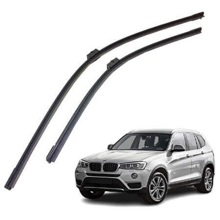 Front wiper blade set for BMW X3 F25 (2010-2017)