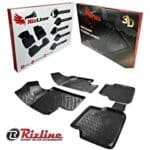 RizLine rubber mats basin type designed for KIA Ceed / Pro Ceed (02.2018-09.2021)
