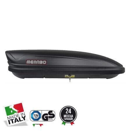 Автобокс MENABO Marathon 460L - Черен Мат