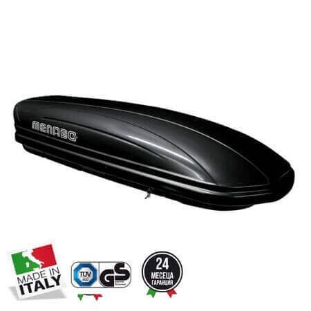 Autobox MENABO Mania Duo 580L - Gloss Black