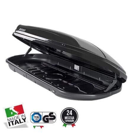 Car box MENABO Mania Duo 460L - Gloss Black