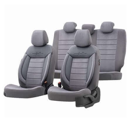 Универсална луксозна тапицерия за автомобил PREMIUM COMFORT LINE - Сива