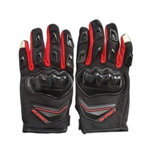 Set of protective motorcycle gloves RS SPURTT PA492 - Red, XXL size