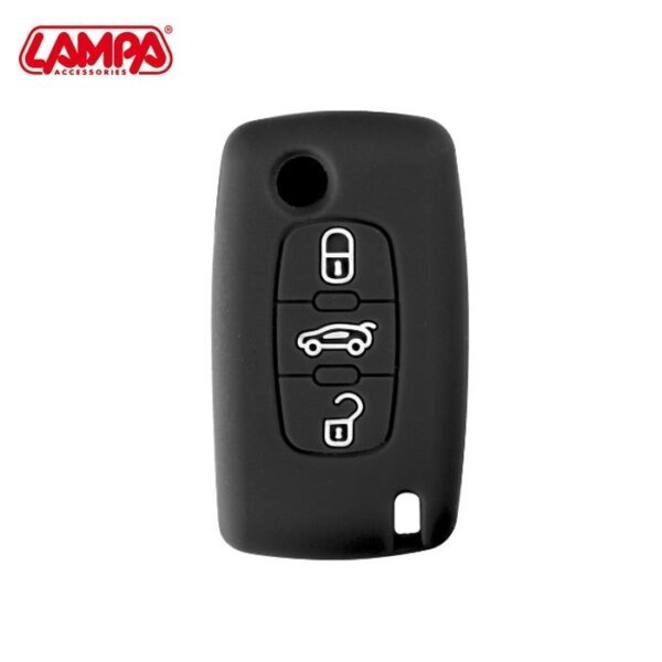 Силиконов калъф за ключ подходящ за Citroen, Fiat, Lancia, Peugeot 1 Silicone key case suitable for Citroen, Fiat, Lancia, Peugeot