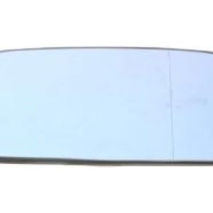 Aspherical left or right blue mirror glass without heating for BMW Series 5 E34 1992-11.1995