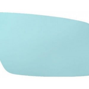 Right convex blue mirror glass without heating for Audi A3 8L1 2000-05.2003