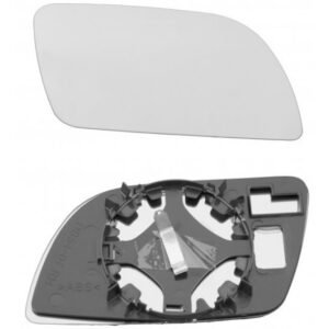 Right convex mirror glass without heating for Volkswagen Polo 11.2001-06.2006