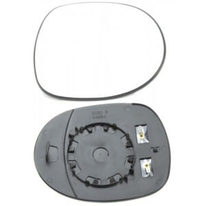 Right convex mirror glass with heating for Honda Civic VIII Type R 01.2006-01.2012