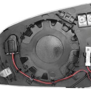 Right convex mirror glass with heating for Hyundai i30 after 01.2017