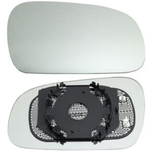 Right convex mirror glass with heating for Volkswagen Fox 10.2003 -