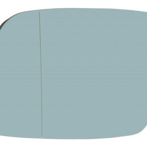 Left aspherical blue mirror glass with heating for Audi A3 8L1 2000-05.2003