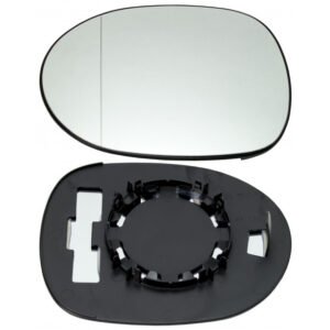 Left aspherical mirror glass without heating for Honda Civic VIII 5 doors 01.2006-01.2012