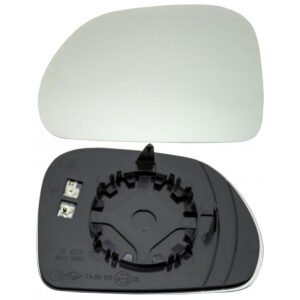 Left aspherical mirror glass with heating for Fiat 500L after 09.2012