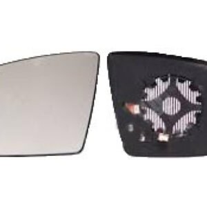 Left aspherical mirror glass with heating for Mercedes ML W164 2008-06.2011