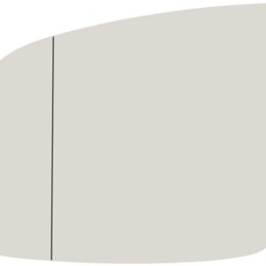 Left aspherical mirror glass with heating for Volkswagen Polo 10.1999-10.2001