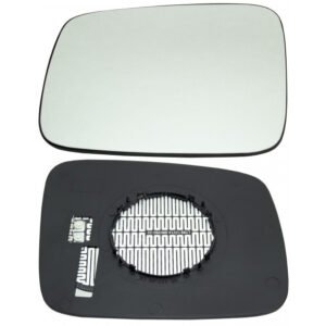 Left aspherical mirror glass with heating for Volkswagen T4 07.1990-04.2003