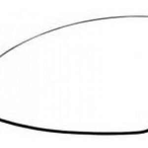 Left convex mirror glass without heating for Chevrolet Cruze 05.2009-01.2016