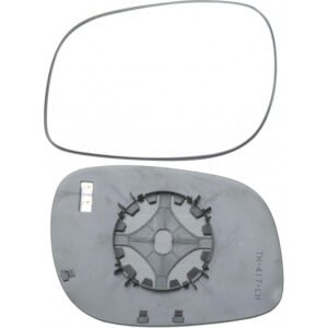 Left convex mirror glass with heating for Land Rover Freelander 2000-10.2006