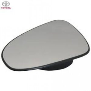 Left convex mirror glass with heating for Toyota Yaris 12.2010-07.2019