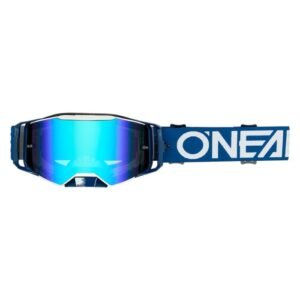 Motocross Goggles O`Neal B-55 Cram Blue/White - Radium Blue
