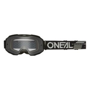 Motocross Goggles O'Neal B-10 Solid Black / Clear V.24