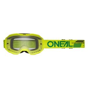Motocross Goggles O'Neal B-10 Solid Neon Yellow / Clear