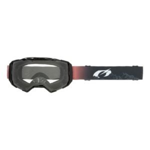 Motocross Goggles O`Neal B-22 Covert Covert Black/Red - Clear