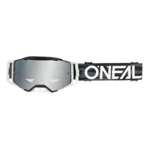 Motocross Goggles O`Neal B-33 Ictus Black/White - Gray