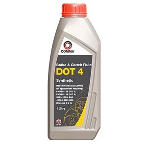 Brake fluid COMMA Brake & Clutch Fluid DOT 4 - 1 Liter