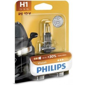 Bulb PHILIPS PREMIUM H1 3200K 55W 12V Cardboard blister - 1 piece