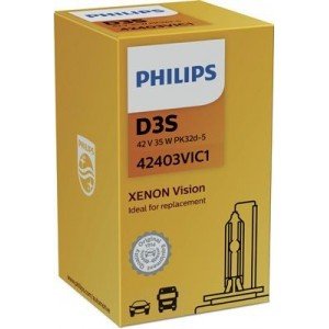 Bulb PHILIPS VISION D3S 4400K 35W 42V Cardboard box - 1 piece