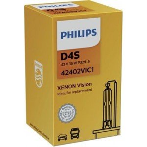 Bulb PHILIPS VISION D4S 4400K 35W 42V Cardboard box - 1 piece