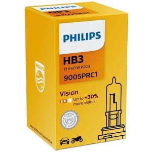 Крушка PHILIPS VISION HB3 3200K 60W/65W 12V Картонен блистер - 1 брой