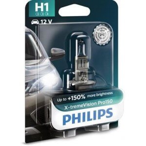 Bulb PHILIPS X-TREME VISION PRO150 H1 3400K 55W 12V Cardboard blister - 1 piece