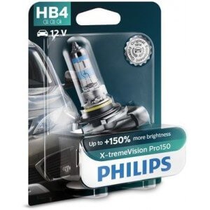 Bulb PHILIPS X-TREME VISION PRO150 HB4 3400K 60W 12V Cardboard blister - 1 piece