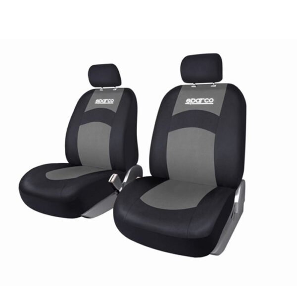 Комплект калъфи за седалки SPARCO SPS402RD - Сиво / Черни
