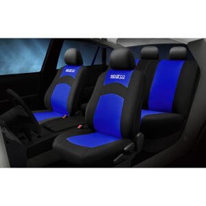 SPARCO SPS402RD Seat Cover Set - Blue / Black