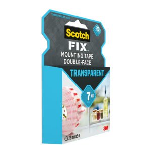 Двойнолепящо тиксо 3M Scotch® FIX 19mm х 5m до 7kg - Прозрачно