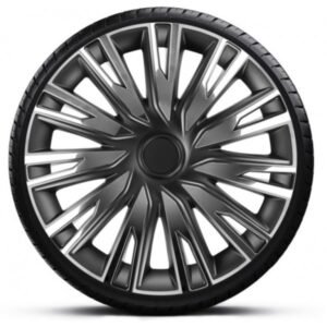 Set of wheel caps for ARGO Copra - 15" Chrome / Black