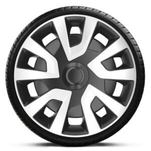 Wheel hub cap set ARGO Revo Van - 15" Gray / Black